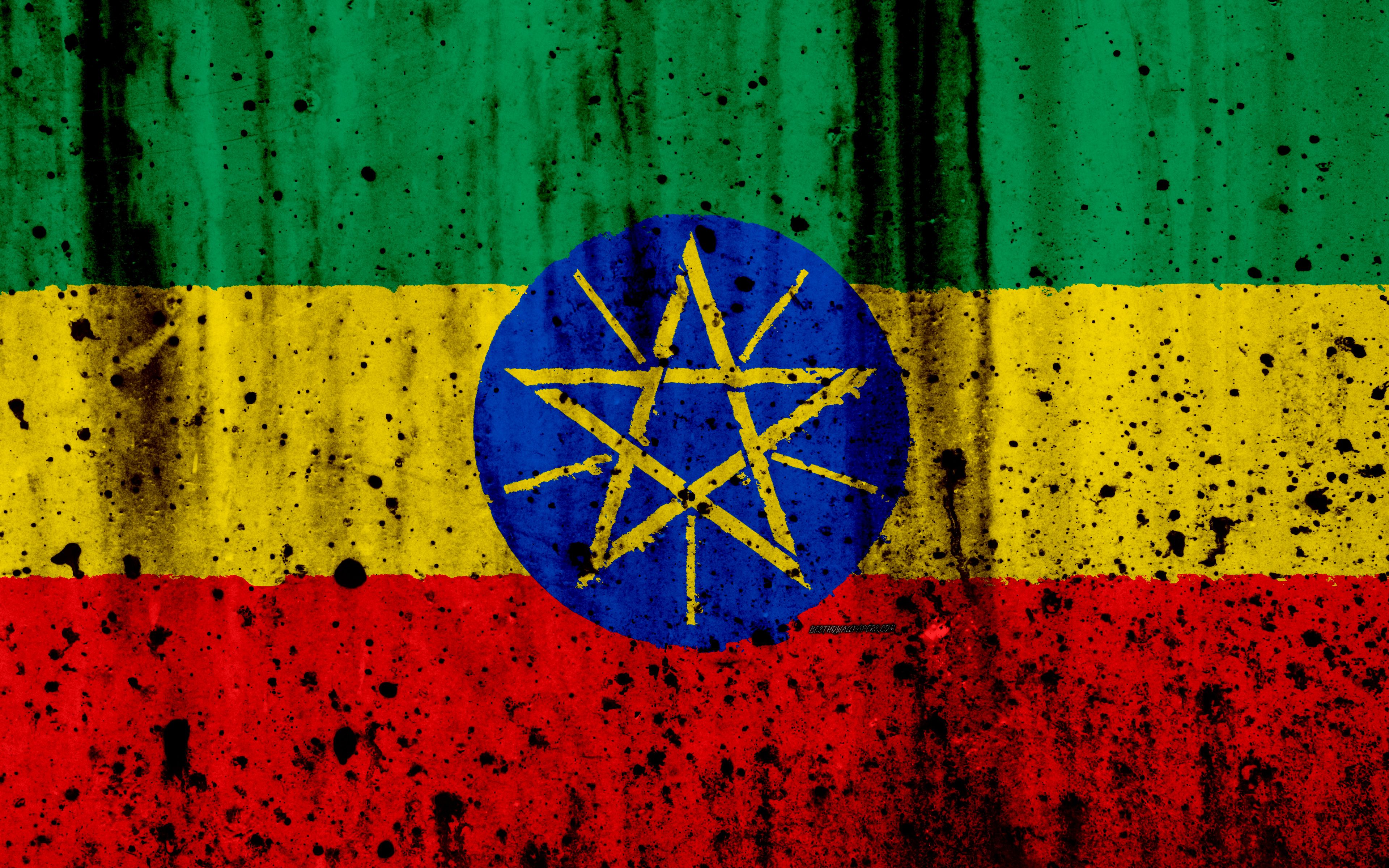 Vlag van Ethiopië | Proef Koffiebonen | Vers gebrande koffiebonen | decaf koffiebonen