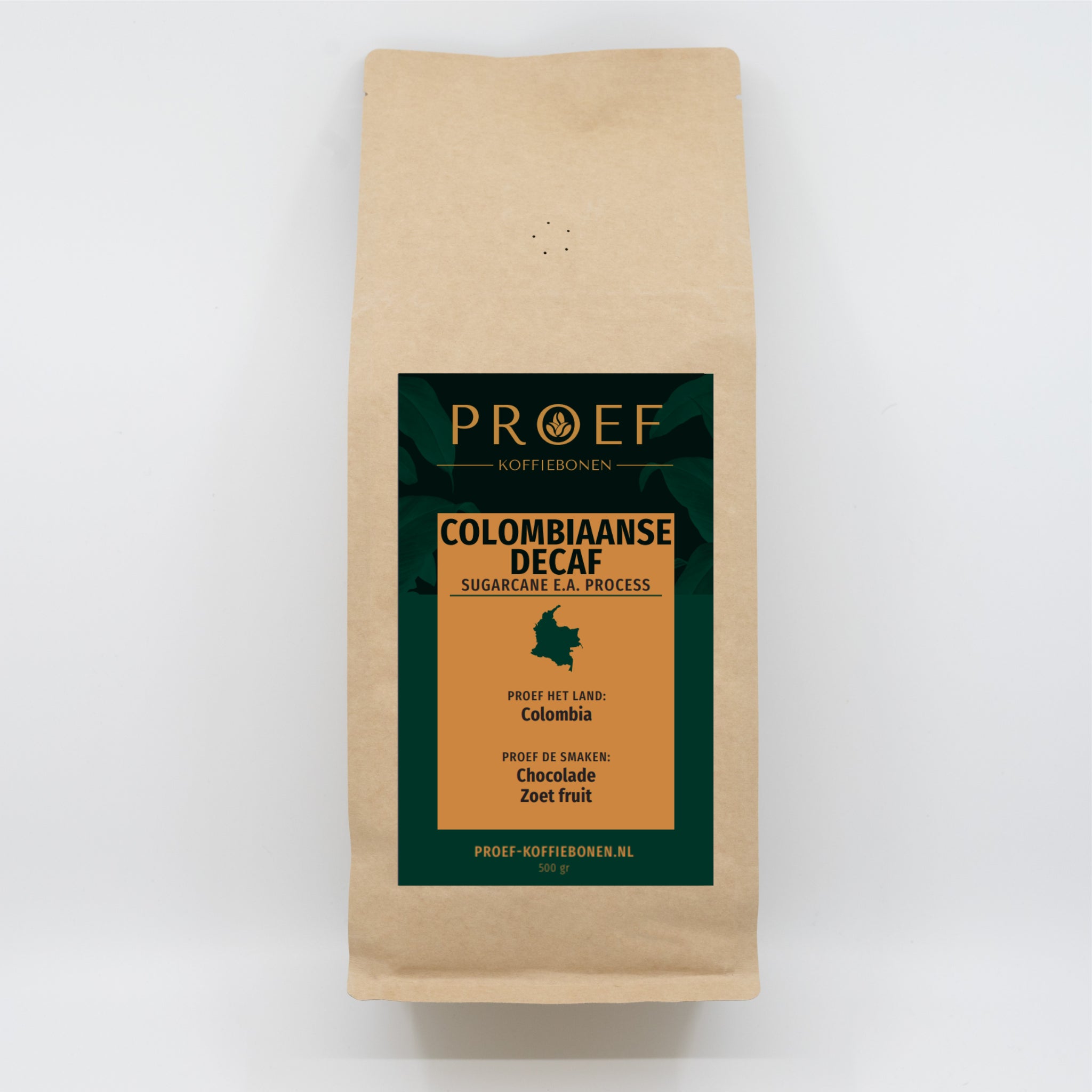Vers gebrande koffiebonen Colombia Sugarcane Decaf - Proef Koffiebonen - Decaf Koffiebonen - Swiss Water Process - Lekkerste koffiebonen